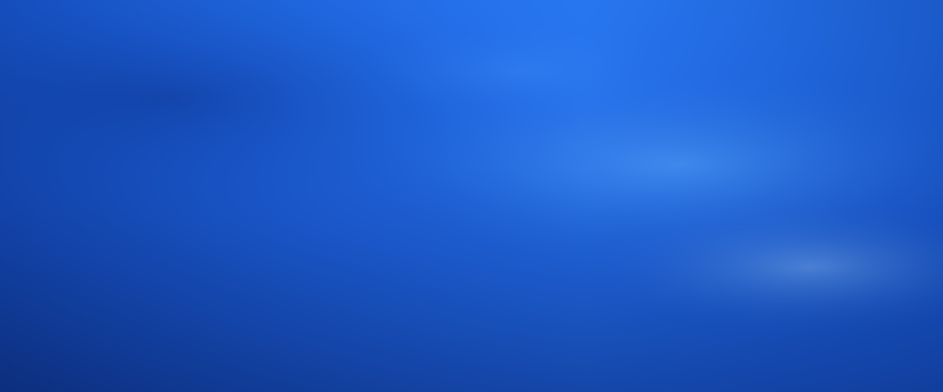 Saturated blue call-to-action background